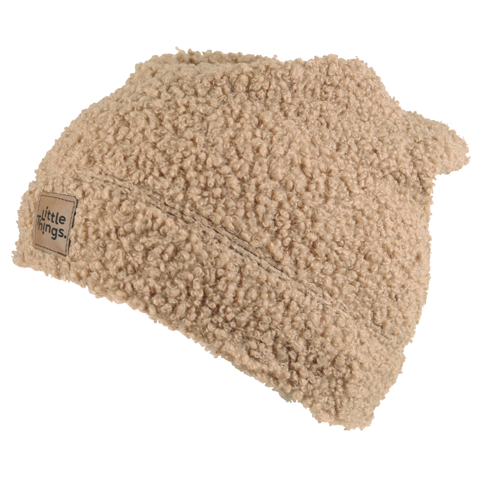 béžová teddy trpasličí čepice
