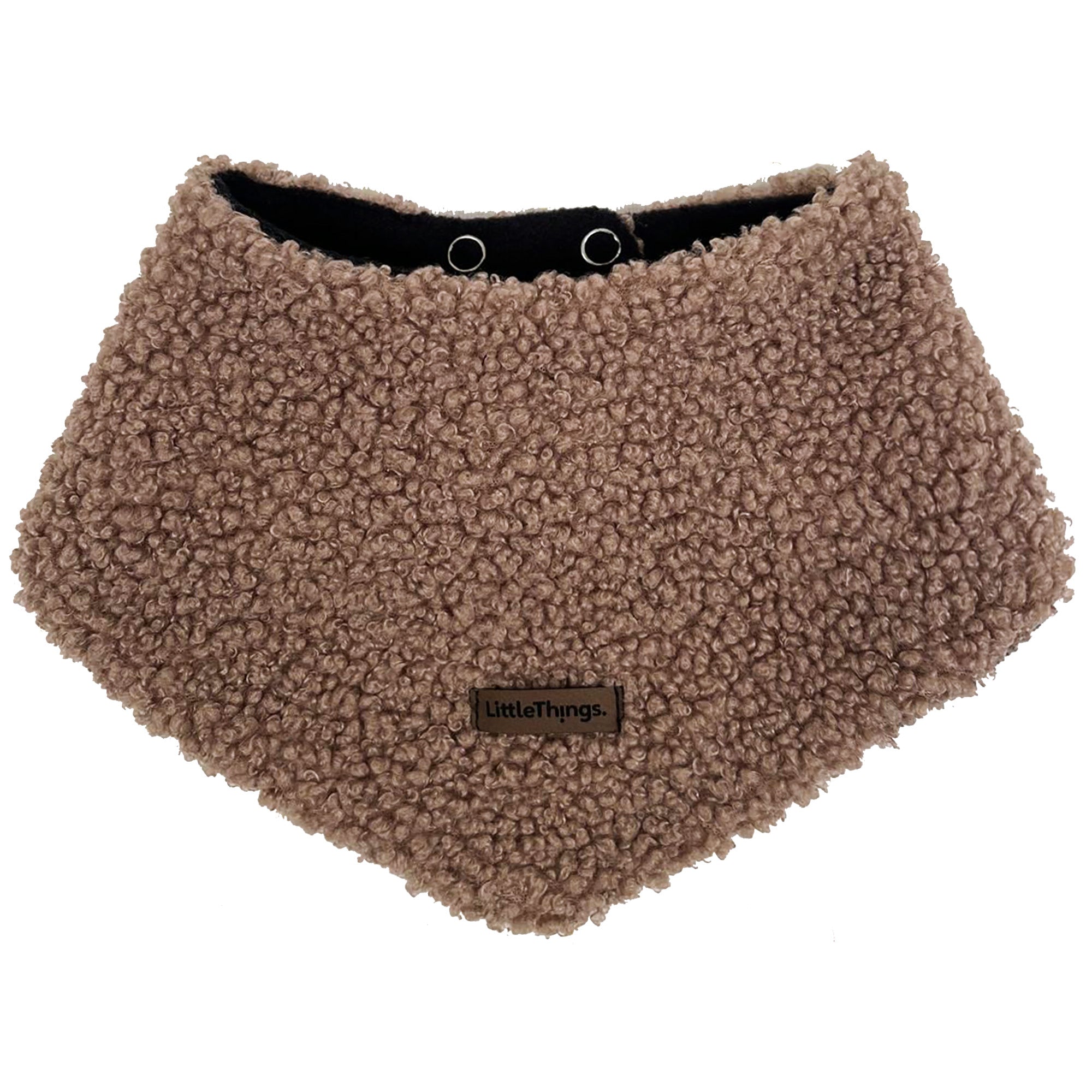 béžový teddy šátek na krk
