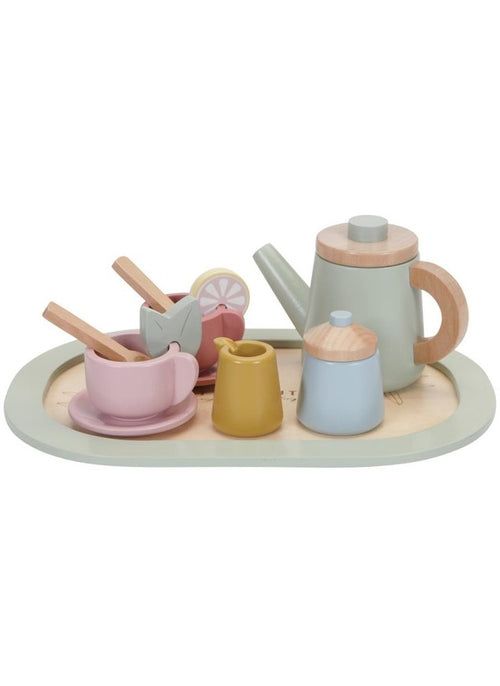 Čajový set dřevěný