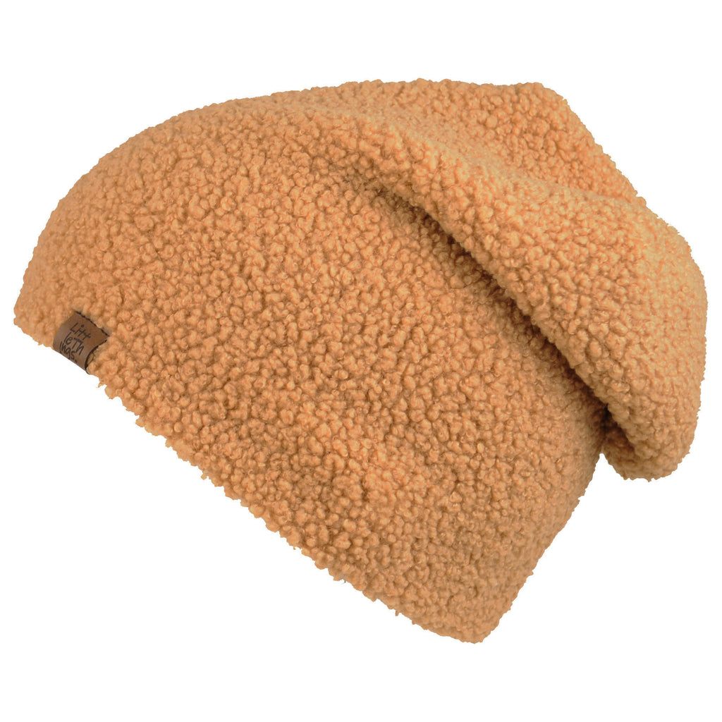 camel teddy čepice trpasličího střihu