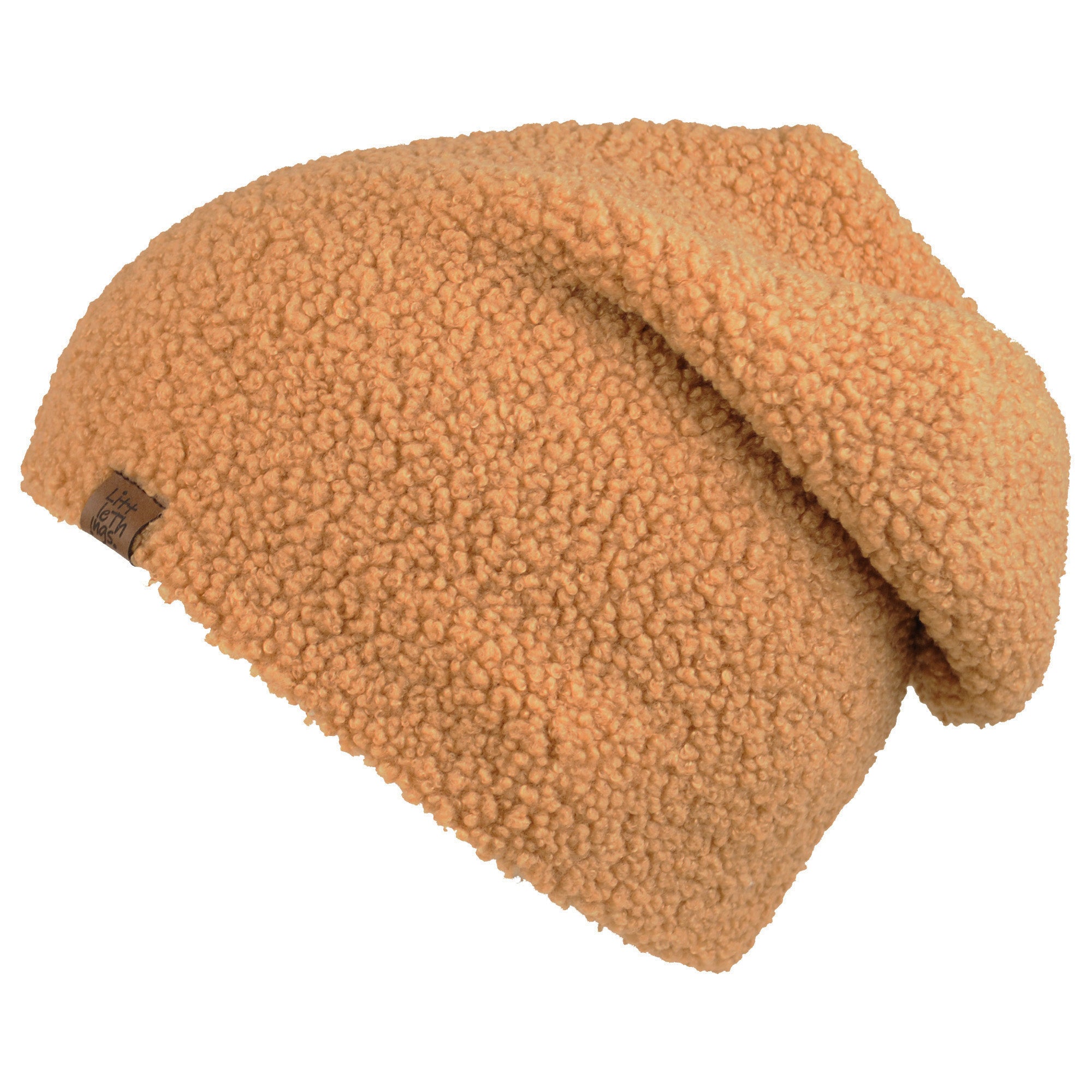 camel teddy čepice trpasličího střihu