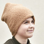 camel teddy čepice trpasličího střihu