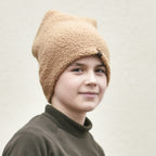 camel teddy čepice trpasličího střihu