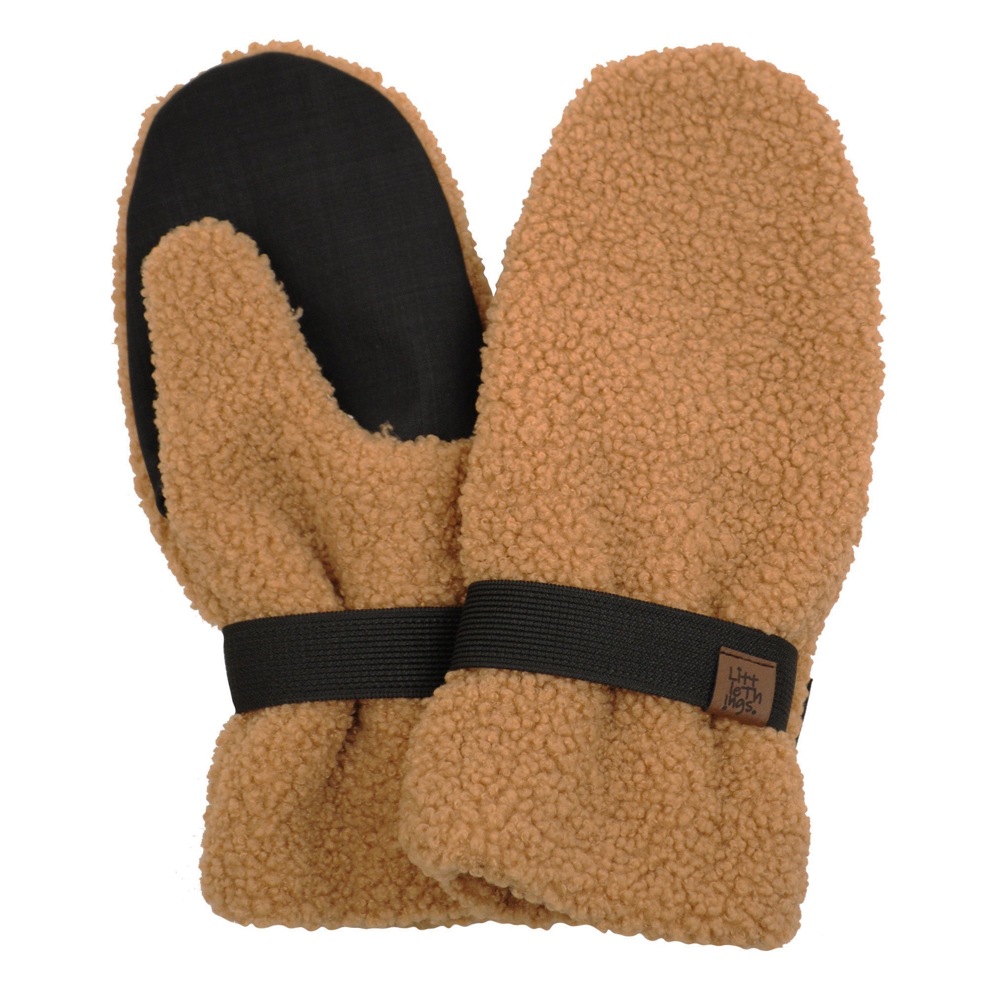 dámské camel teddy rukavice