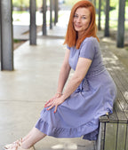 dámské fialkové šaty