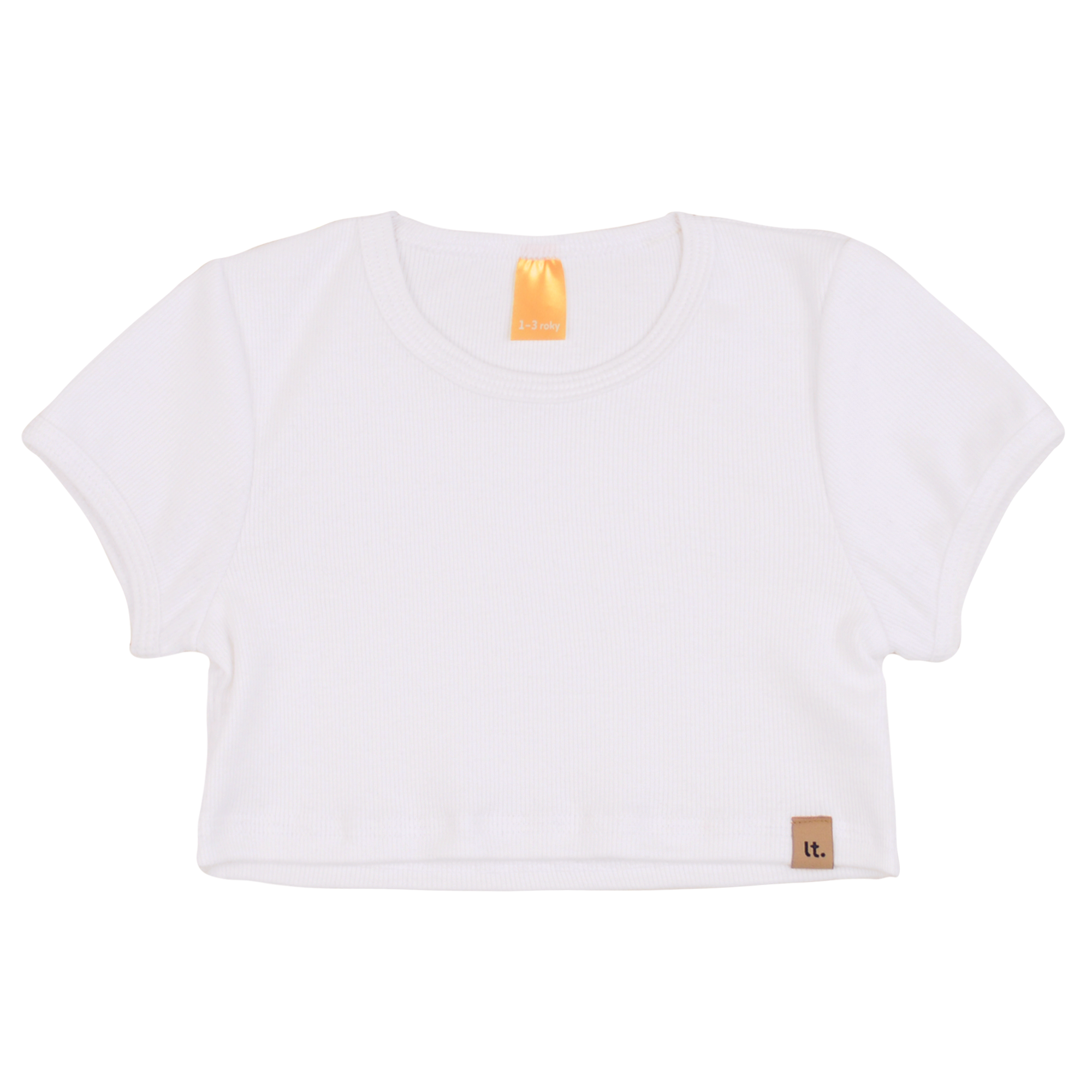 dámský bílý crop top