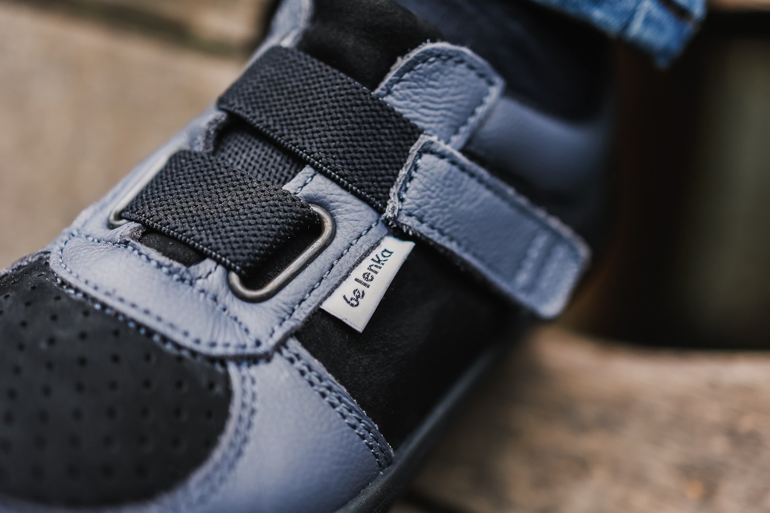 Dětské barefootové boty Be Lenka Fluid - Charcoal & Black
