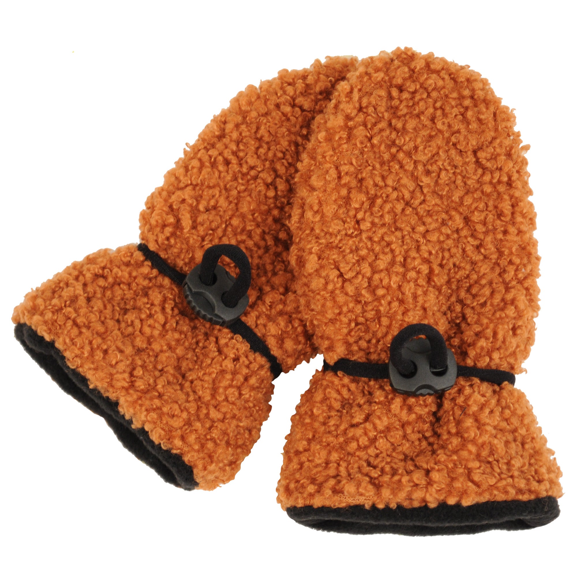 hnědé teddy rukavičky