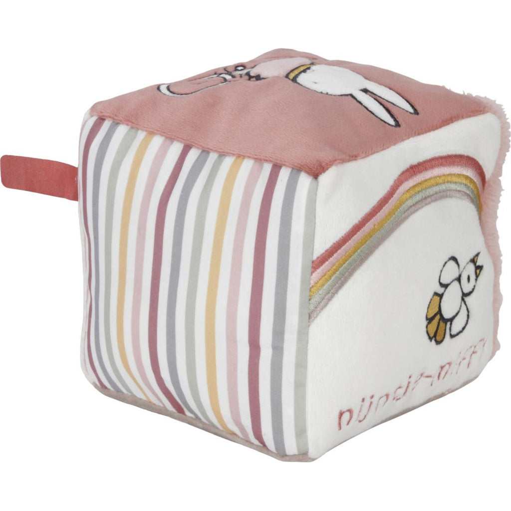 Kostka textilní králíček Miffy Fluffy Pink