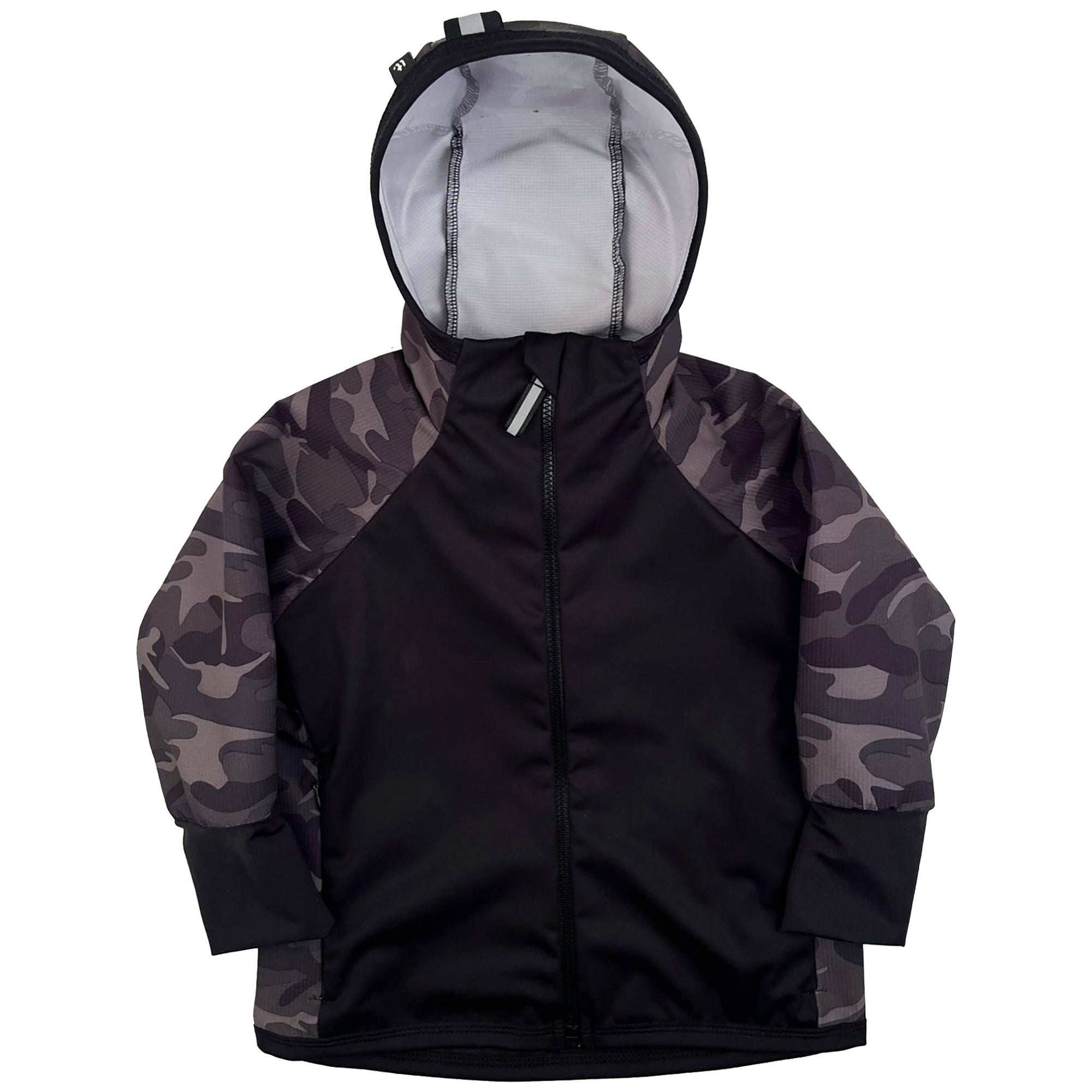 letní maskáčová softshellová bunda