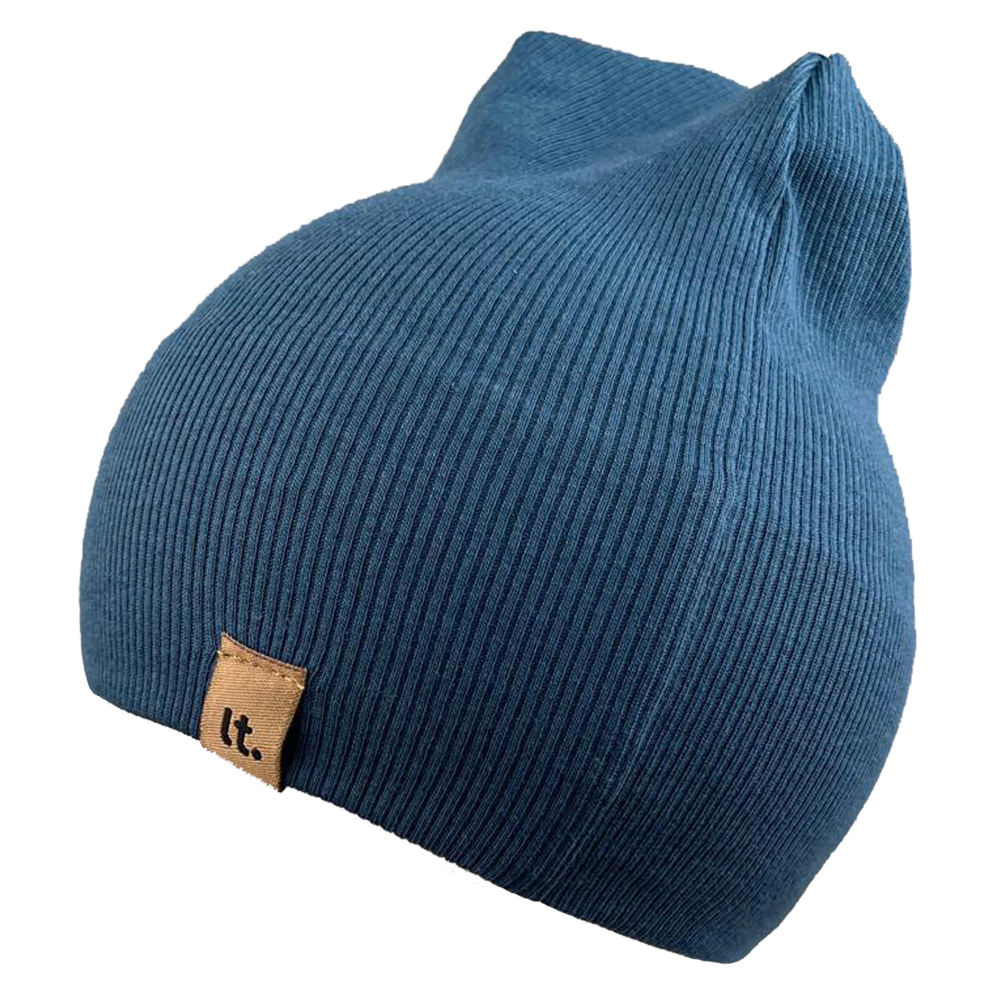 letní modrá čepička z modalu