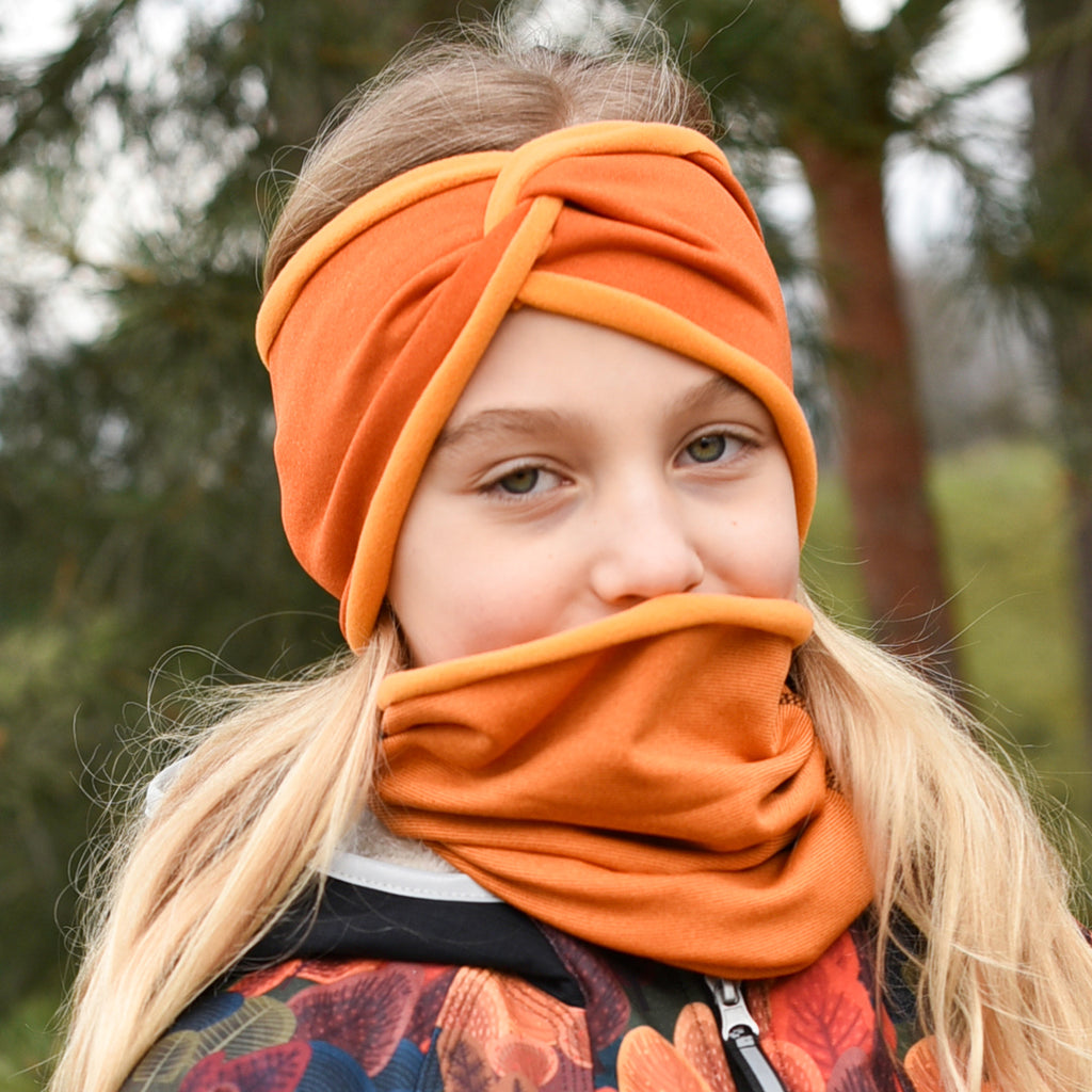 oranžový tecnostretchový nákrčník