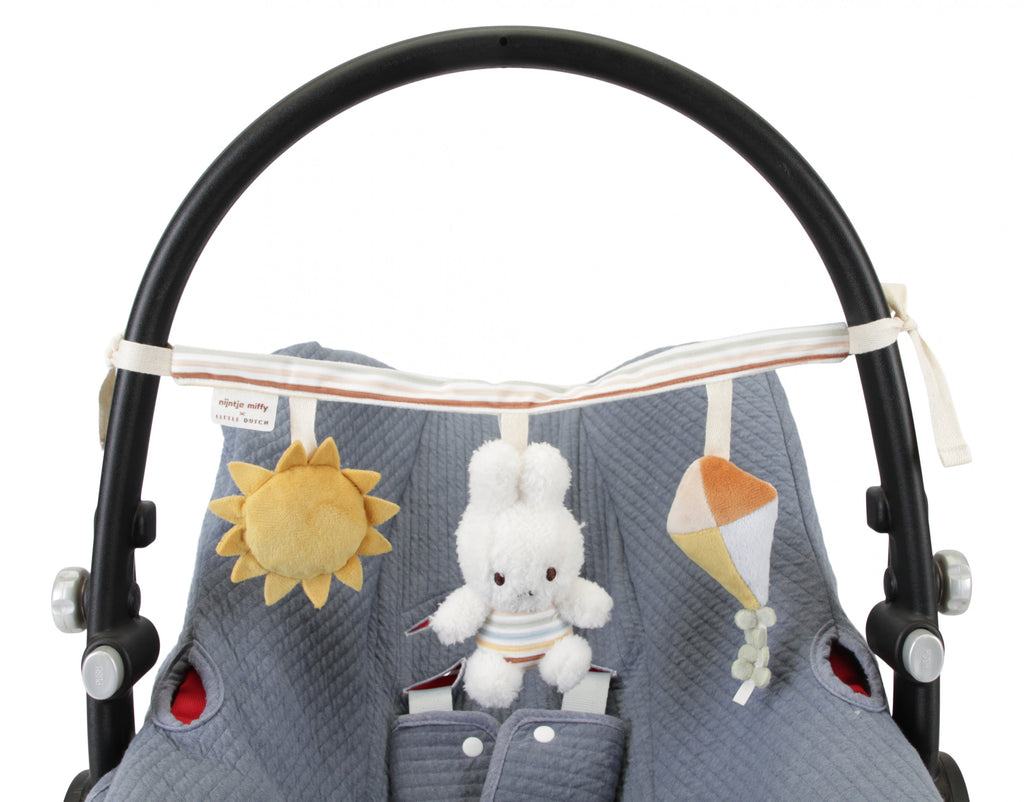 Řetěz na kočárek králíček Miffy Vintage Proužky