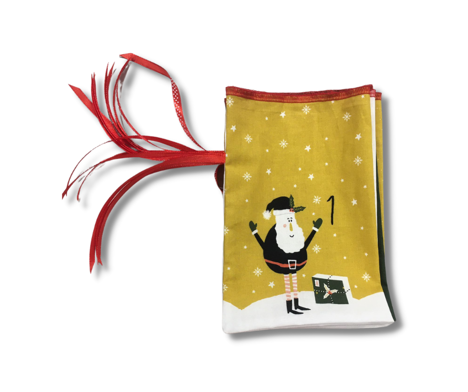 sada adventních pytlíčků s čísly (24 ks)