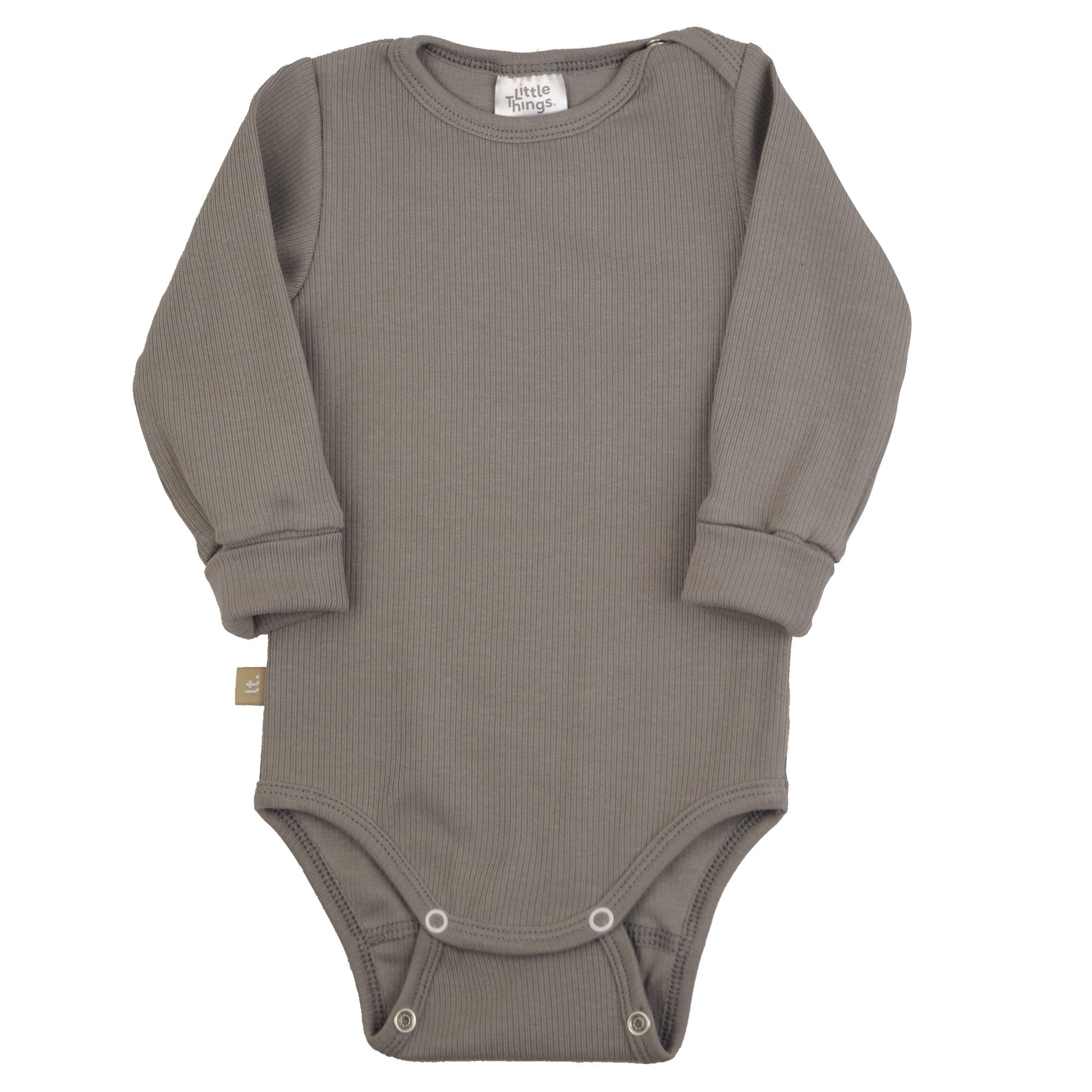 šedo-béžové rostoucí body s dlouhým rukávem