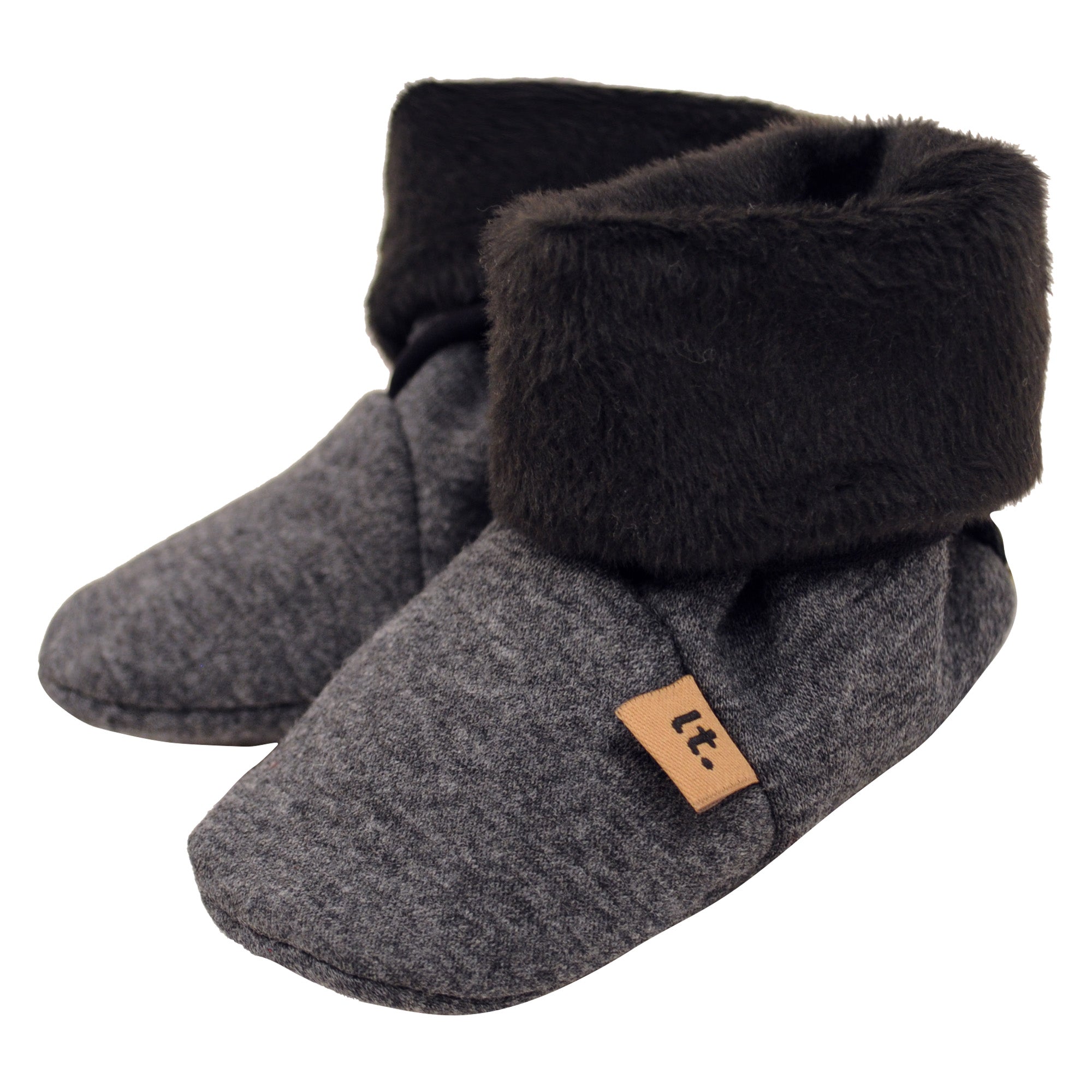 tmavě šedé bačkorky z warmkeeperu