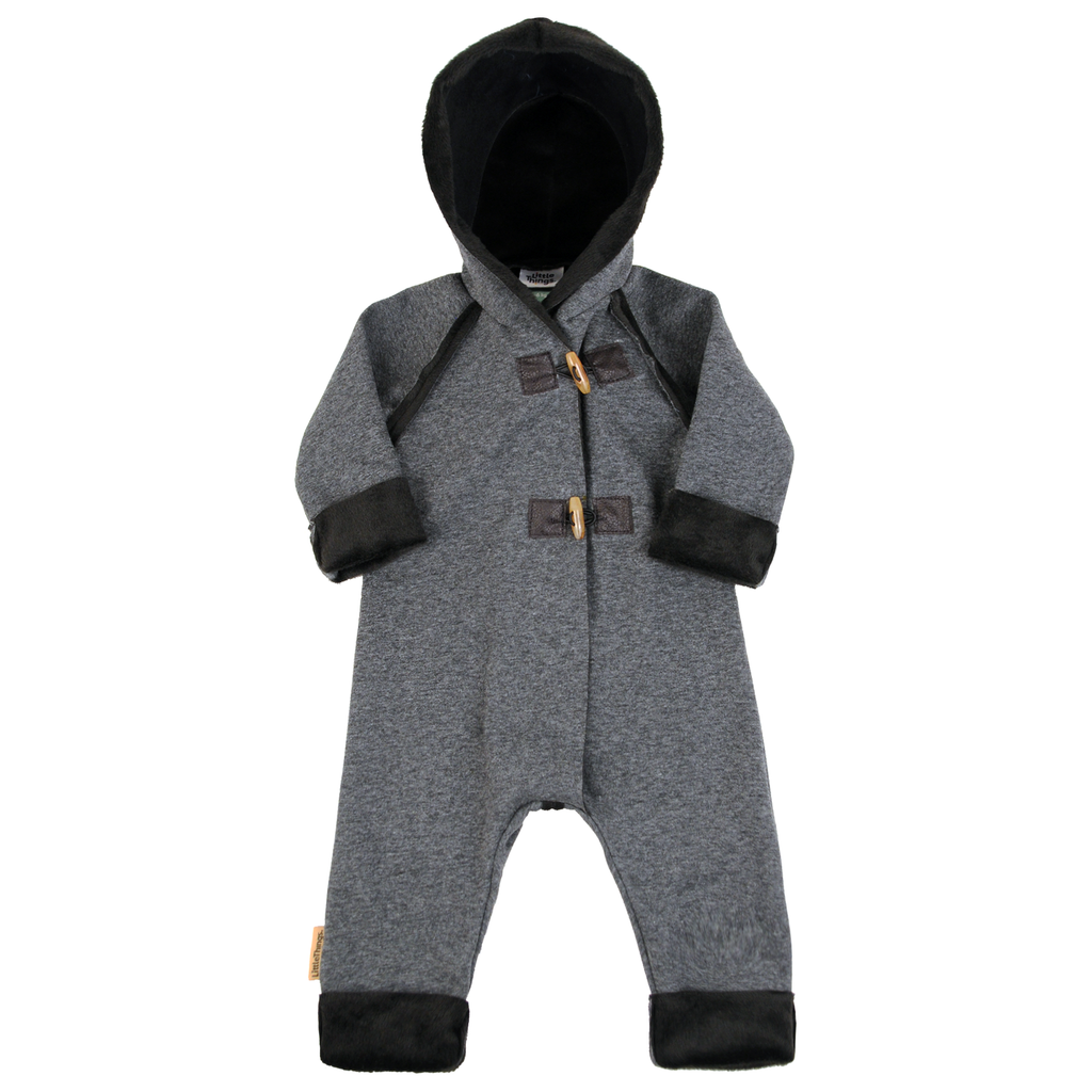 tmavě šedivý overal z warmkeeperu