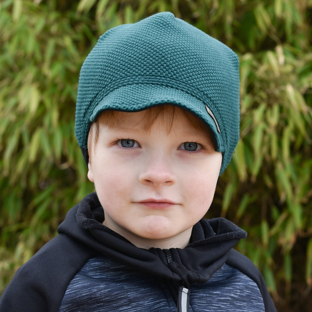 tmavě zelená bavlněná kšiltovka
