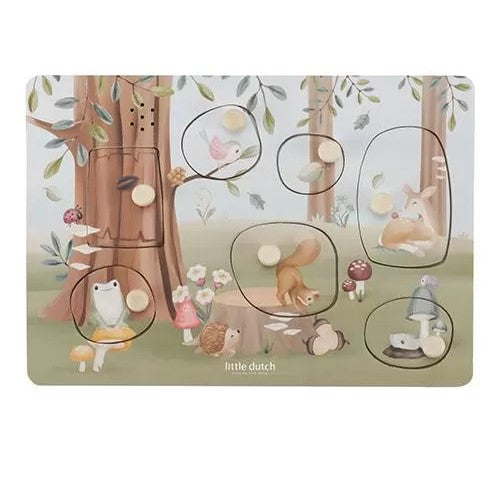 Vkládací puzzle se zvukem Forest Friends